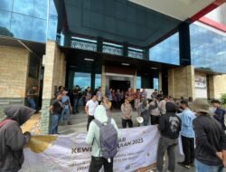 Tersangka Korupsi PT. MMP Di Bebasin Pengadilan Tinggi Kaltim, Puluhan AMPK Kaltim Gelar Demo