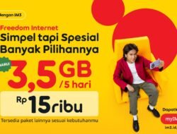 IM3 Freedom Internet Hadir dengan Kuota Harian dan Beragam Pilihan untuk Pelanggan.