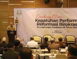 Wakil Jaksa Agung Dorong Reformasi Birokrasi Di Kejaksaan RI Lewat Coaching Clinic.