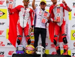 Tunggangi CBR, Astra Honda Borong Podium di ARRC Mandalika.