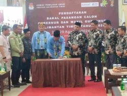 Rudy Mas’ud dan Seno Aji Resmi Daftar sebagai Calon Gubernur dan Wakil Gubernur Kaltim 2024.