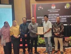 Polresta Samarinda Pengamanan Rapat Pleno KPU Samarinda, Menjelang Pilkada 2024.