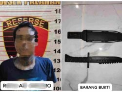 Polsek Palaran Tangkap Kakak yang Tikam Adik Setelah Perselisihan Keluarga.
