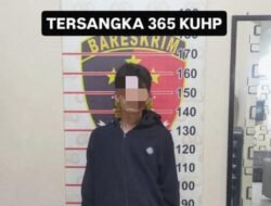 Polsek Sungai Kunjang Berhasil Amankan Pelaku Maling Motor dalam Kurang dari 24 Jam.