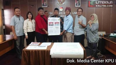 KPU Kaltim Rapat dengan LO Paslon: Desain Kampanye Menuju Pilkada 2024.