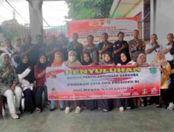 Saat Resnarkoba Polresta Samarinda Gelar Penyuluhan Bahaya Narkoba di Kelurahan Sungai Dama.