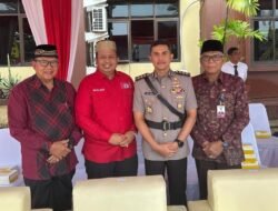 KKSS Samarinda Hadiri Upacara Serah Terima Jabatan Kapolresta Samarinda.