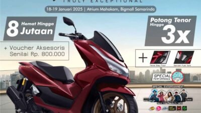Semakin Berkelas, New Honda PCX 160 Siap Pukau Warga Kota Tepian lewat RPL.