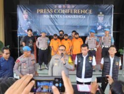 Polresta Samarinda Berhasil Ungkap Kasus Pencurian Outdoor AC, Tiga Tersangka Diamankan.