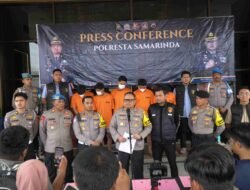 Polresta Samarinda Ungkap Balap Liar dengan Unsur Judi, 5 Tersangka Diamankan.