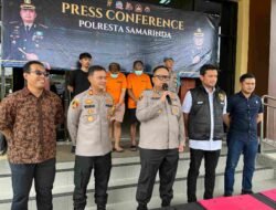 Polresta Samarinda Ungkap Kasus Pencurian HP dan Sepeda Motor, Dua Tersangka Diamankan.