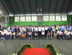 Pengukuhan Kajati Kaltim Sebagai Bapak Angkat NPCI Kaltim, Dorong Prestasi Atlet Disabilitas.