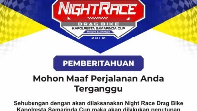 Kapolresta Samarinda dan IMI Rencanakan Gelar Night Race Drag Bike untuk Atasi Aksi Balap Liar.
