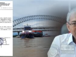 Pemberitahuan dari KSOP: Penutupan Sementara Lalu Lintas Kapal di Jembatan Mahakam 1 pada 3 Maret 2025.