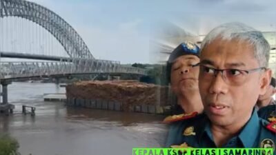 Insiden Tabrakan Kapal di Jembatan Mahakam, KSOP Samarinda Lakukan Evaluasi dan Perbaikan Sistem Keamanan Pelayaran.