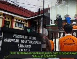 Terdakwa Kasus Pemalsuan Surat Tanah, Rahol Suti Yaman Jalani Sidang Perdana di PN Samarinda.
