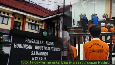 Terdakwa Kasus Pemalsuan Surat Tanah, Rahol Suti Yaman Jalani Sidang Perdana di PN Samarinda.