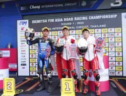 CBR250RR Double Winner, Astra Honda Borong 5 Podium di ARRC Buriram.