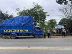 Menuju Indonesia Zero Over Dimension dan Over Loading, Satlantas Polresta Samarinda Jalankan Instruksi Kakorlantas.