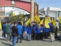 PC PMII Samarinda Gelar Aksi Desak Kejati Kaltim Usut Dugaan Korupsi Tol Balsam.
