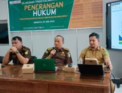 Kejati Kaltim Tekankan Pencegahan Korupsi Dana Desa Lewat Penerangan Hukum di Sangatta Utara.