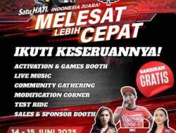 Ragam Hiburan dan Promo Spesial Siap Lengkapi Honda Dream Cup 2025 Akhir Pekan Ini.