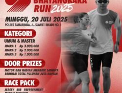 Polresta Samarinda Gelar Bhayangkara Run 2025, Polri Makin Humanis Hadirkan Semangat Sehat dan Solid untuk Masyarakat.