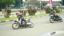 Antusias Tinggi, Puluhan Pebalap Kelas Honda Vario 160 Adu Kecepatan di HDC Samarinda.