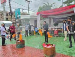 Kejari Samarinda Musnahkan Barang Bukti 67 Perkara Pidana, Termasuk Ratusan Gram Narkotika.