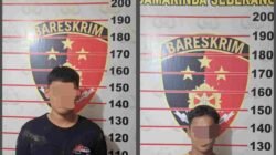 Dua Pengedar Sabu Dibekuk Polsek Samarinda Seberang, 11 Poket Diamankan.