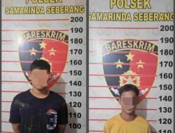 Dua Pengedar Sabu Dibekuk Polsek Samarinda Seberang, 11 Poket Diamankan.