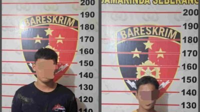 Dua Pengedar Sabu Dibekuk Polsek Samarinda Seberang, 11 Poket Diamankan.