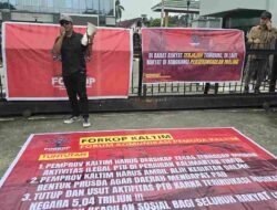 Pemuda Kaltim Gelar Aksi di Kantor Gubernur, Soroti Dugaan Kerugian Negara Rp5,04 Triliun.