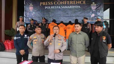 Polresta Samarinda Ungkap Kasus Penyekapan dan Kekerasan Seksual Anak di Bawah Umur.