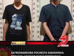 Satresnarkoba Polresta Samarinda Ungkap Kasus Peredaran Ganja, Dua Mahasiswa Diamankan.