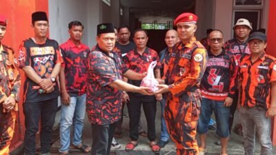 PW KOTI Mahatidana Pemuda Pancasila Provinsi Kaltim Sembelih 8 Sapi Kurban, 750 Kantong dibagikan Anggota, Warga serta Wartawan Lokal.