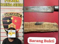 Polsek Samarinda Seberang Ungkap Kasus Penganiayaan Bersenjata Tajam, Pelaku Diamankan Bersama Barang Bukti.