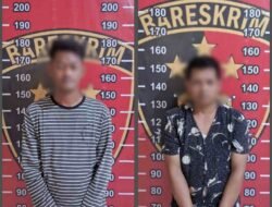 Unit Reskrim Polsek Sungai Pinang Bekuk Dua Pelaku Curanmor, Satu Unit Motor Milik Korban Berhasil Diamankan.