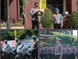 Polresta Samarinda Gelar Apel Operasi Patuh Mahakam 2025, Fokus Tekan Angka Kecelakaan Lalu Lintas.