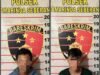 Unit Reskrim Polsek Samarinda Seberang Bekuk Dua Pelaku Penyalahgunaan Narkoba di Jalan Patimura.