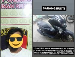 Polsek Sungai Kunjang Berhasil Ungkap Kasus Curanmor, Pelaku Diringkus Usai Jual Barang Bukti ke Balikpapan.
