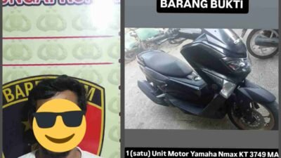 Polsek Sungai Kunjang Berhasil Ungkap Kasus Curanmor, Pelaku Diringkus Usai Jual Barang Bukti ke Balikpapan.