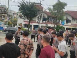 Polsek Samarinda Kota Gelar Apel Pengamanan Jelang MUSDA XI Golkar Kaltim di Hotel Mercure.