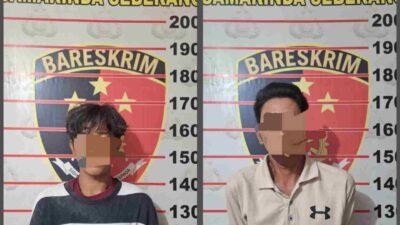 Polsek Samarinda Seberang Amankan Pelaku Penyalahgunaan Narkotika Jenis Sabu, Saat Patroli Malam.