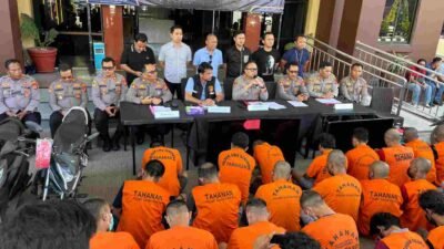 Polresta Samarinda Ungkap 17 Kasus Curanmor Selama Juli, 14 Motor Berhasil Disita.
