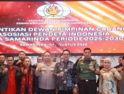 Kapolresta Samarinda Hadiri Pelantikan DPC API Kota Samarinda, Ajak Pengurus Baru Perkuat Toleransi dan Sinergi.