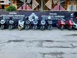Honda Exclusive Parking Fasilitasi Pengguna Sepeda Motor Matic Premium Honda di Samarinda Square.