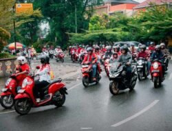 Peringati HUT Kemerdekaan RI, Astra Motor Kalimantan Timur 2 gelar Convoy Merdeka.