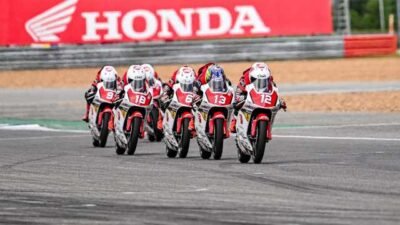 Generasi Baru Pebalap Binaan AHM, Melesat Kencang Raih Podium di Thailand Talent Cup.