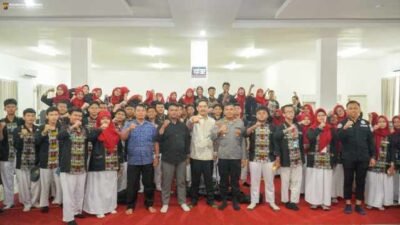 Tangkal Radikalisme, Polresta Samarinda Gelar Sosialisasi Wawasan Kebangsaan di SMK Negeri 7.